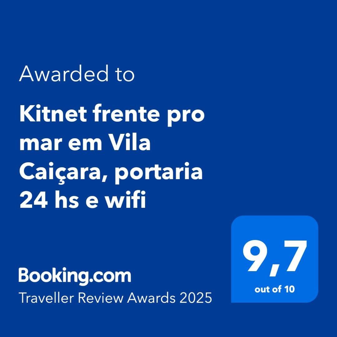 Kitnet em frente a Praia Praia Grande  Eksteriør bilde